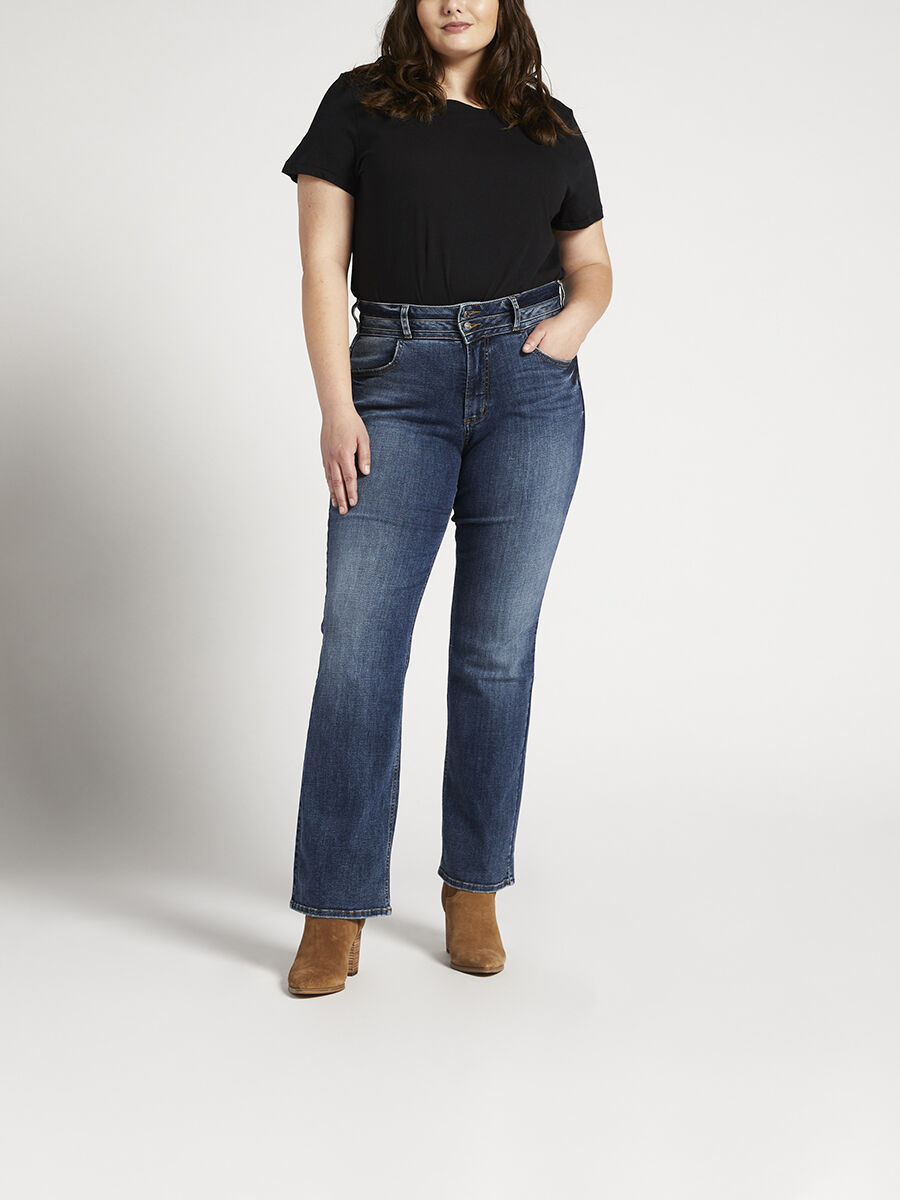 Women's Plus Size Bootcut Jeans 