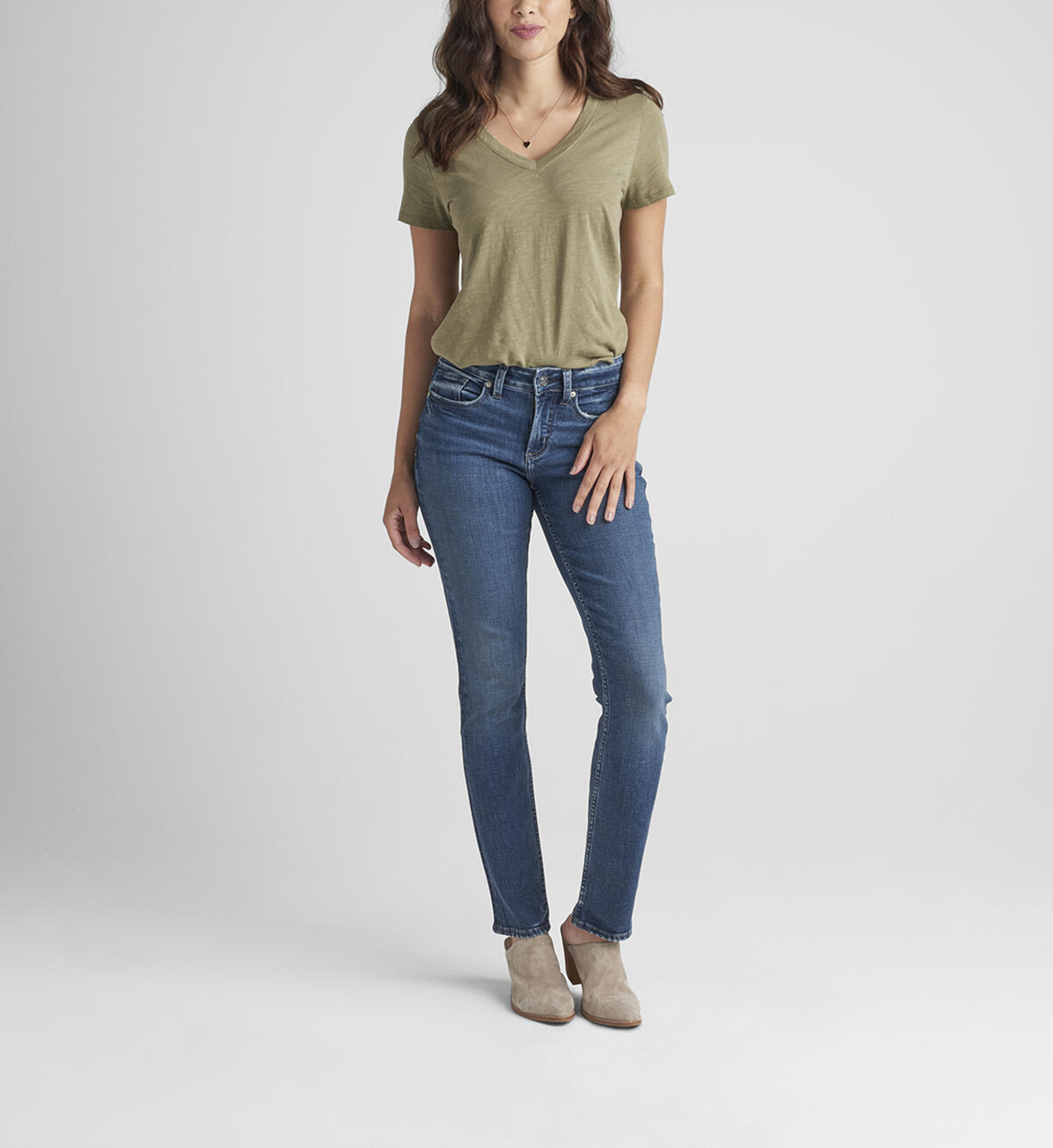 Suki Mid Rise Straight Leg Jeans, , hi-res image number 0