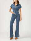 70s Flare Leg Denim Jumpsuit, , hi-res image number 2