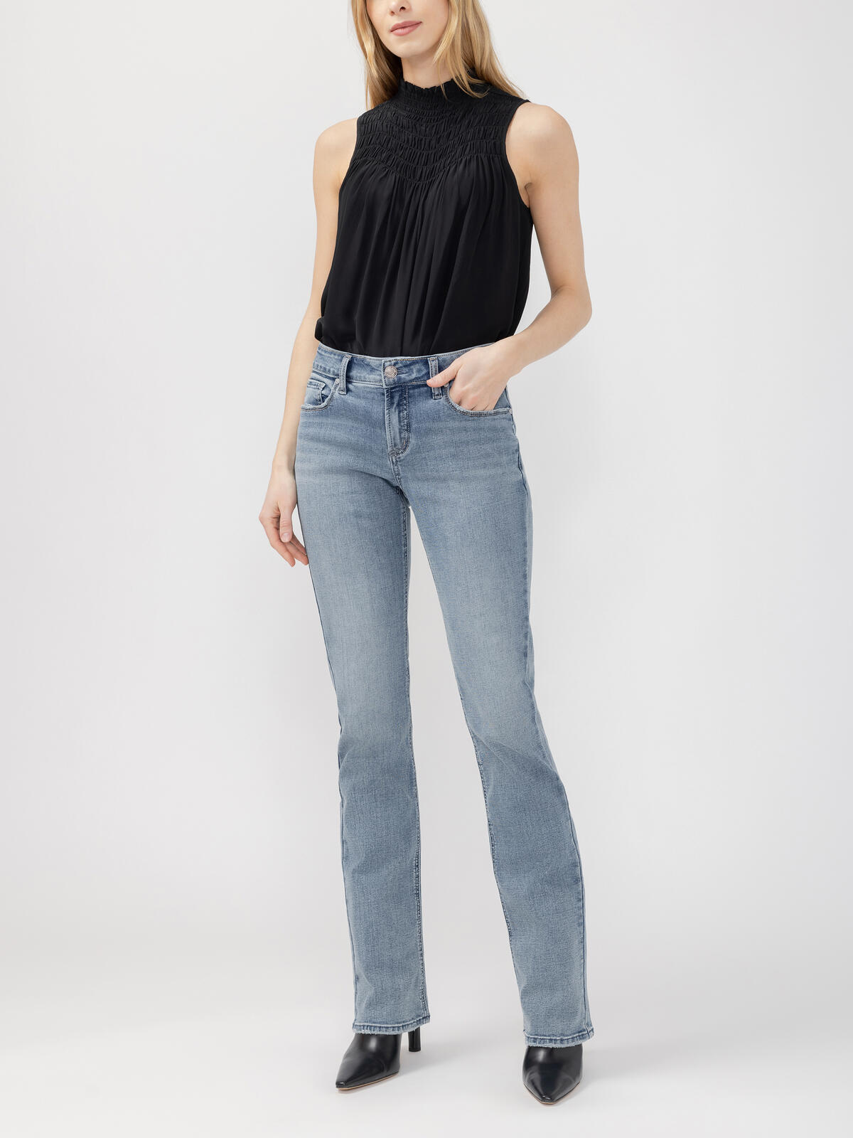 Elyse Slim Bootcut Jeans image number 0