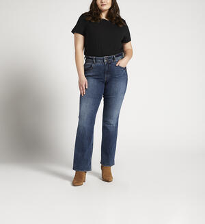 Avery High Rise Slim Bootcut Jeans Plus Size