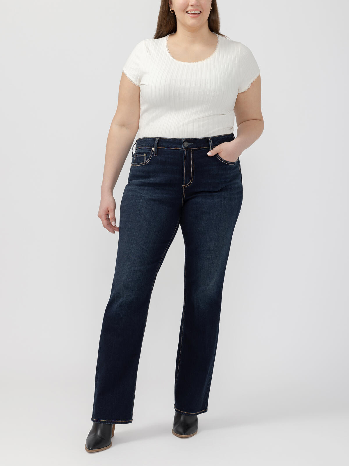 Suki Slim Bootcut Jeans image number 0