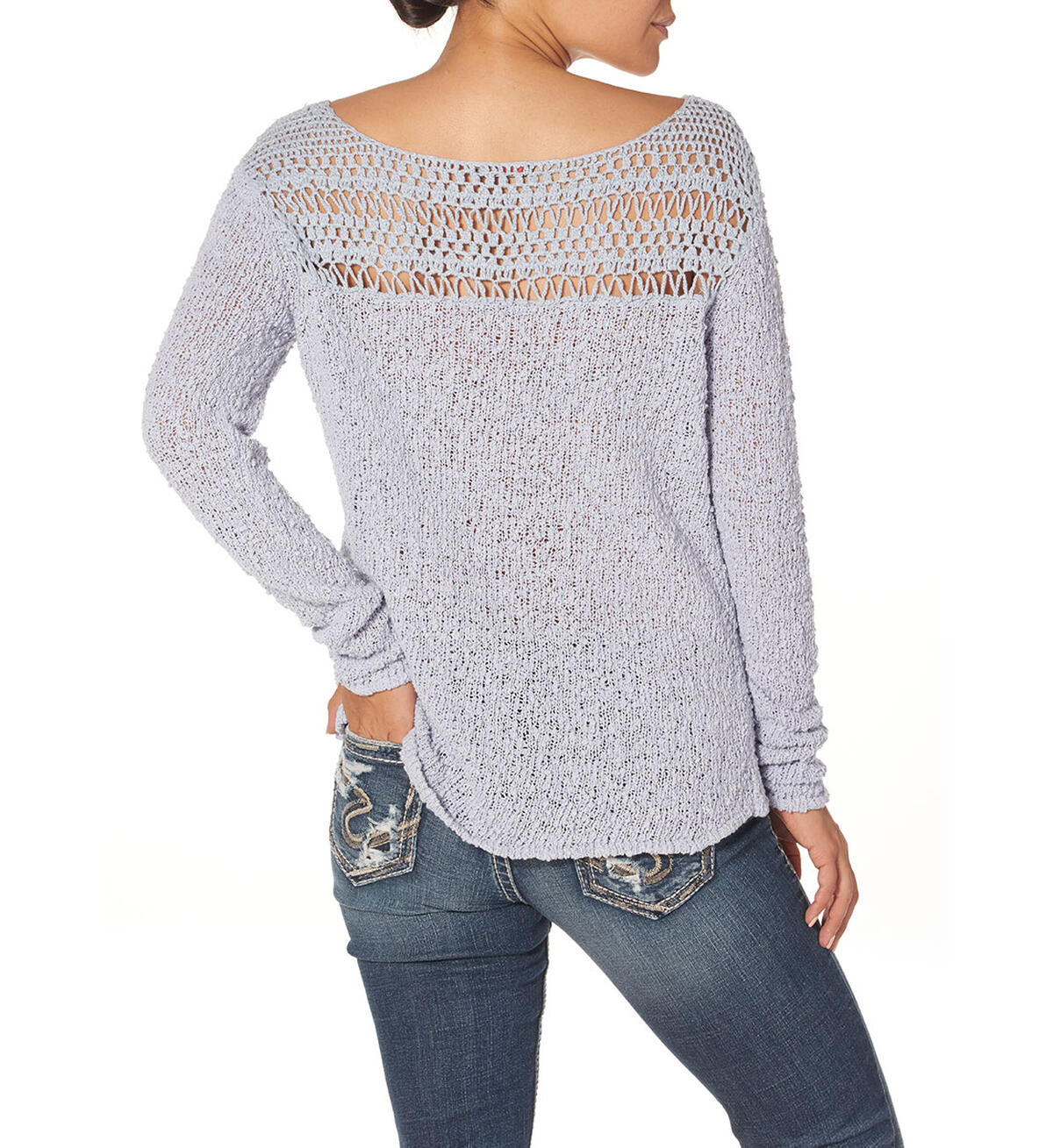 Sweater with Yoke Detail, , hi-res image number 1
