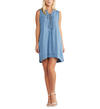 Lace Up Denim Dress, , hi-res image number 0