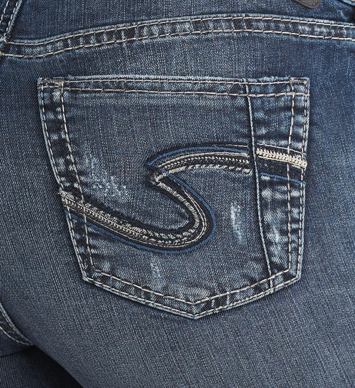 Mazy Ankle Skinny Dark Wash, , hi-res image number 3