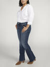 Elyse Mid Rise Slim Bootcut Jeans Plus Size, , hi-res image number 2