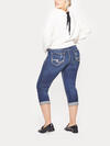Suki Capri Dark Wash image number 1
