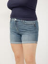 Suki Mid Rise Luxe Stretch Shorts Plus Size, , hi-res image number 4
