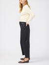 High Rise Slim Barrel Leg Coated Jeans image number 2