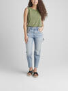 Carpenter High Rise Straight Crop Jeans image number 0