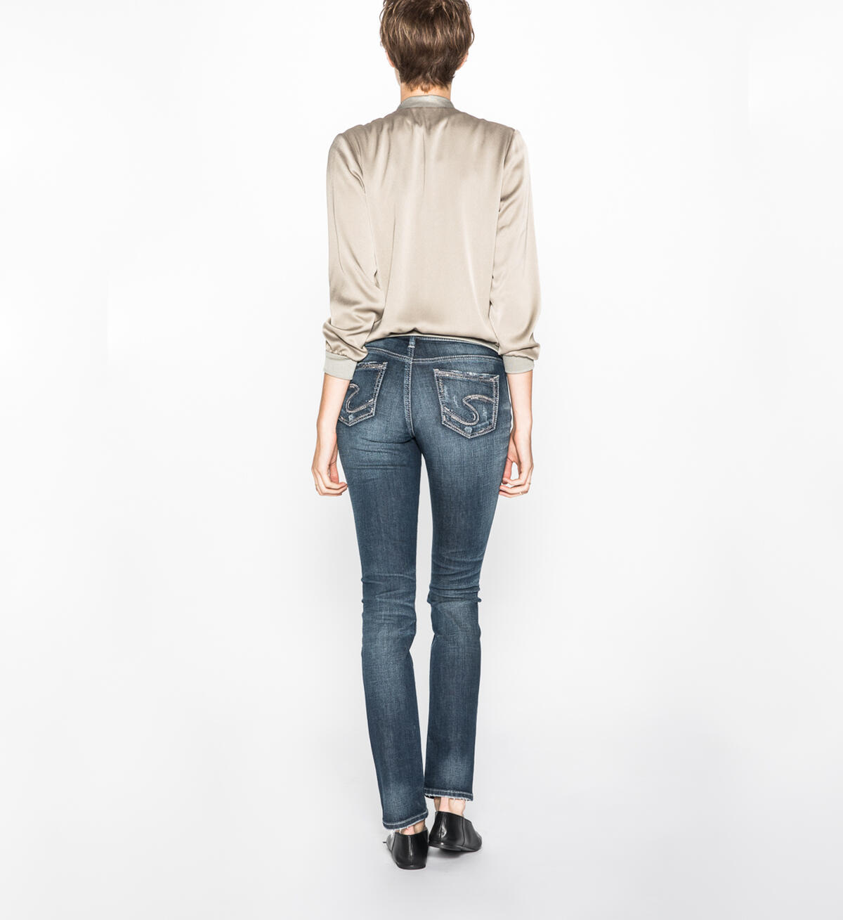 Elyse Straight Dark Wash, , hi-res image number 1