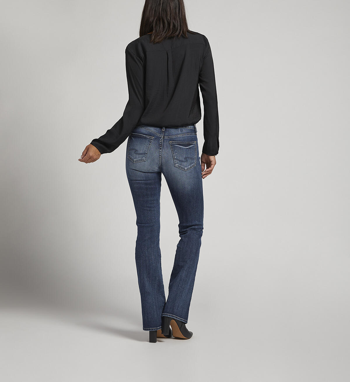 Suki Mid Rise Bootcut Jeans, Indigo, hi-res image number 1