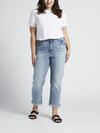 90S Boyfriend High Rise Slim Leg Jeans Plus Size image number 0