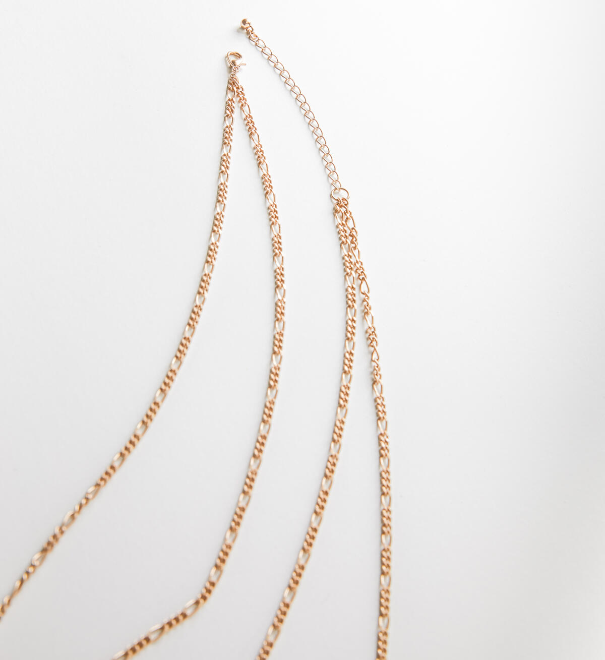 Gold-Tone Turquoise Fringe Pendant Necklace, , hi-res image number 2