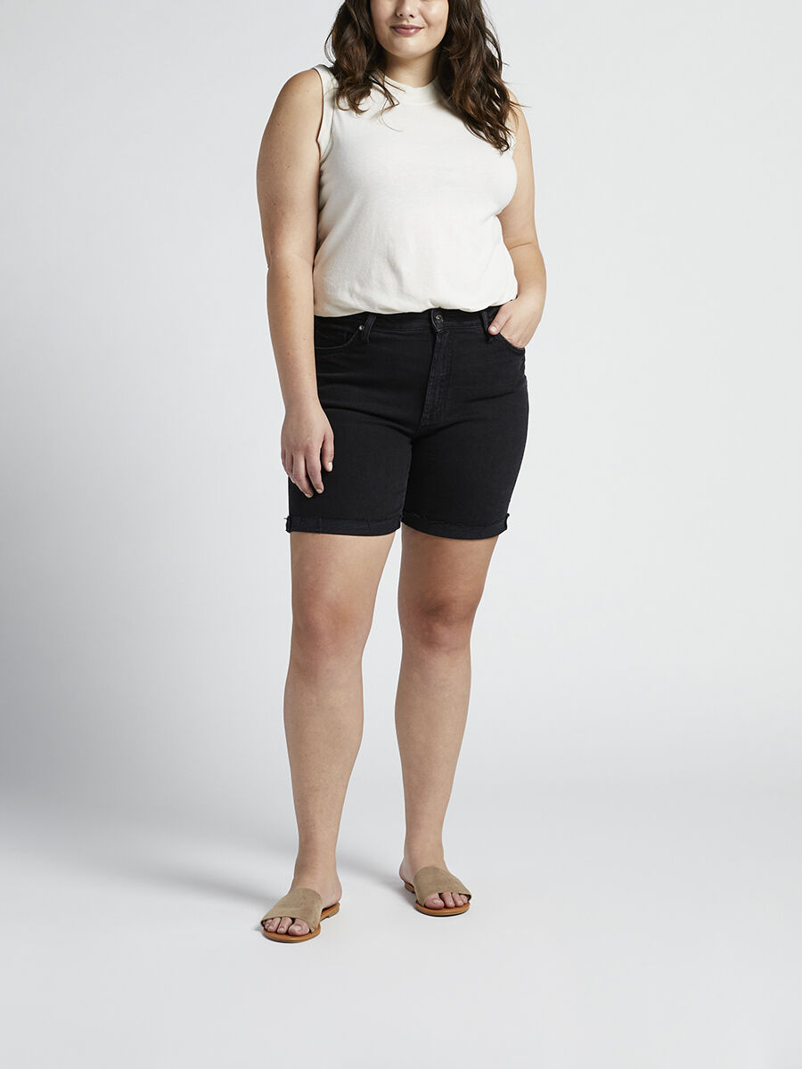 womens plus sized shorts