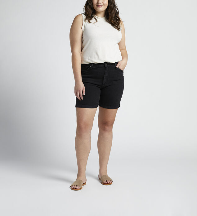 Sure Thing High Rise Long Short Plus Size