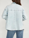 Denim Shacket, Indigo, hi-res image number 2