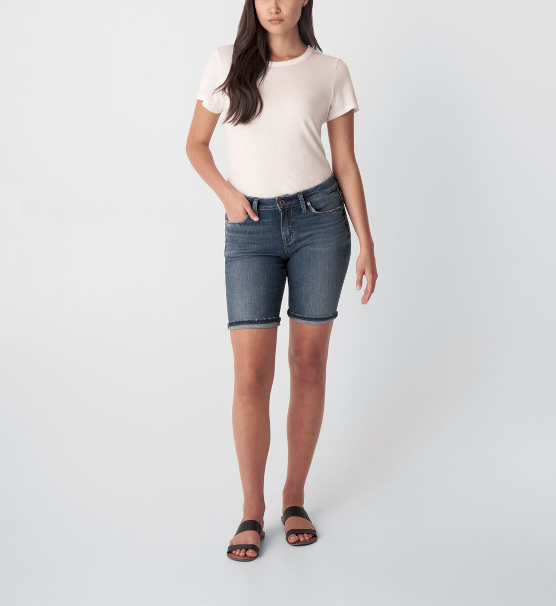 Silver jeans bermuda hot sale shorts