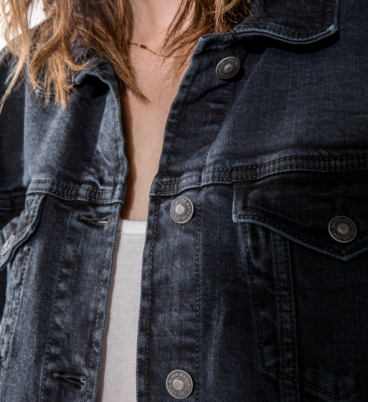 Trucker JacketWash, , hi-res image number 4