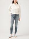 Girlfriend Mid Rise Skinny Luxe Stretch Jeans image number 0