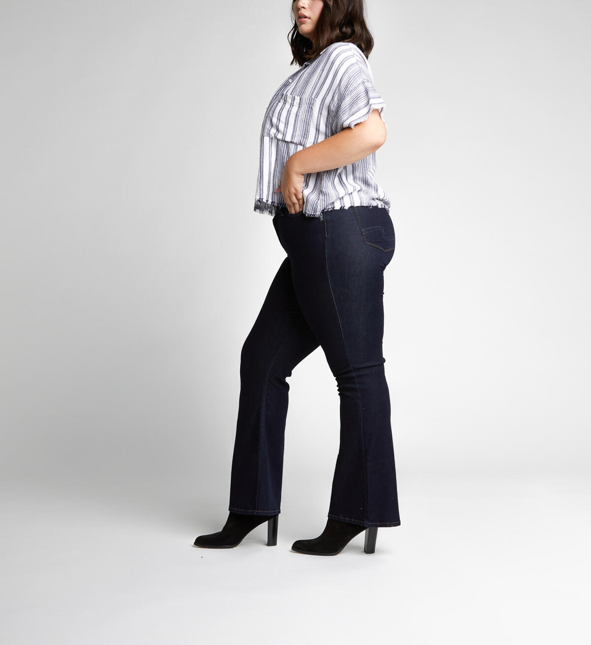 Mazy High-Rise Flare Jeans, , hi-res image number 2
