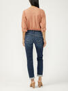 Boyfriend Mid Rise Slim Leg Jeans, Indigo, hi-res image number 1