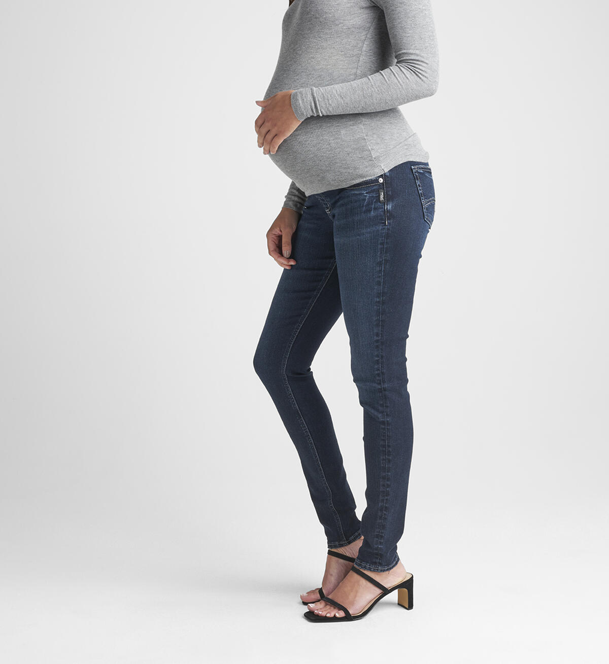 Suki Mid Rise Skinny Maternity Jeans, , hi-res image number 2