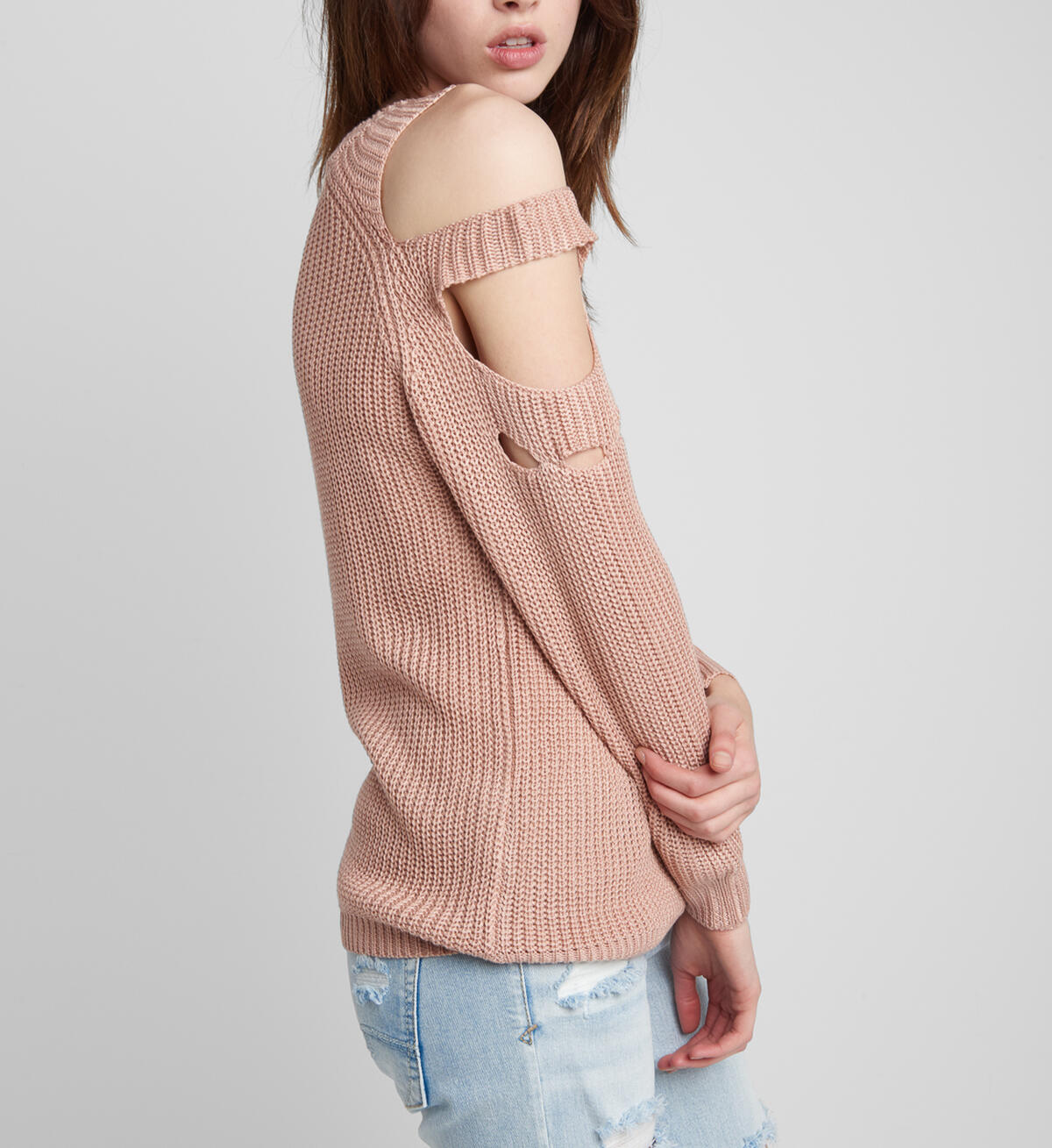 Cold Shoulder Sweater, , hi-res image number 2