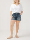 Suki Mid Rise Shorts Plus Size image number 2