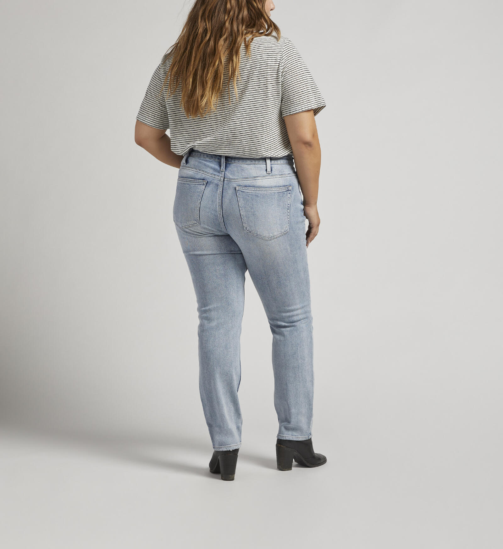 Buy Most Wanted Mid Rise Straight Leg Jeans Plus Size for USD 78.00