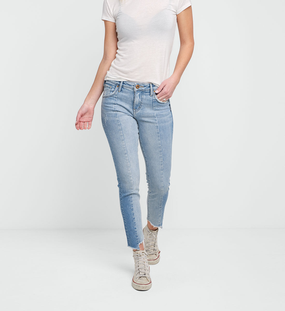 Izzy high rise slim cropped jeans deals