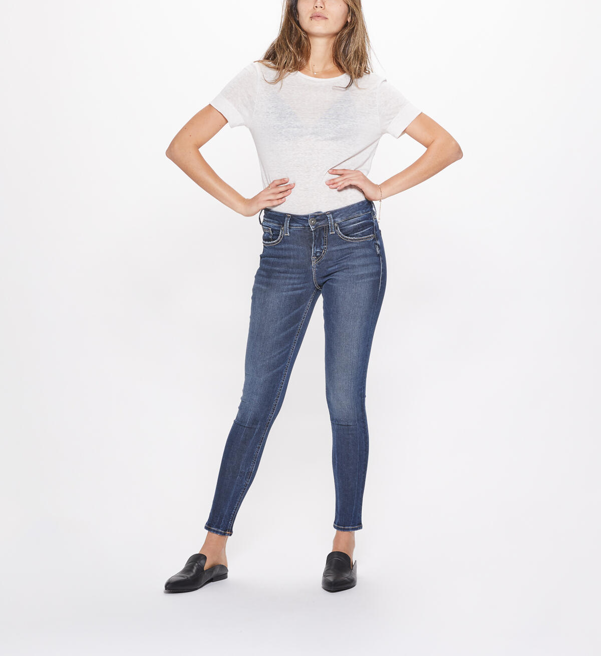 Avery Super Skinny High Rise Dark Wash, , hi-res image number 0