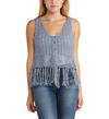 Tassel Crop Vest, , hi-res image number 0