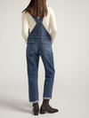 Baggy Straight Leg Overall Jeans, , hi-res image number 1