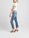 Most Wanted Mid Rise Straight Crop Jeans image number 2