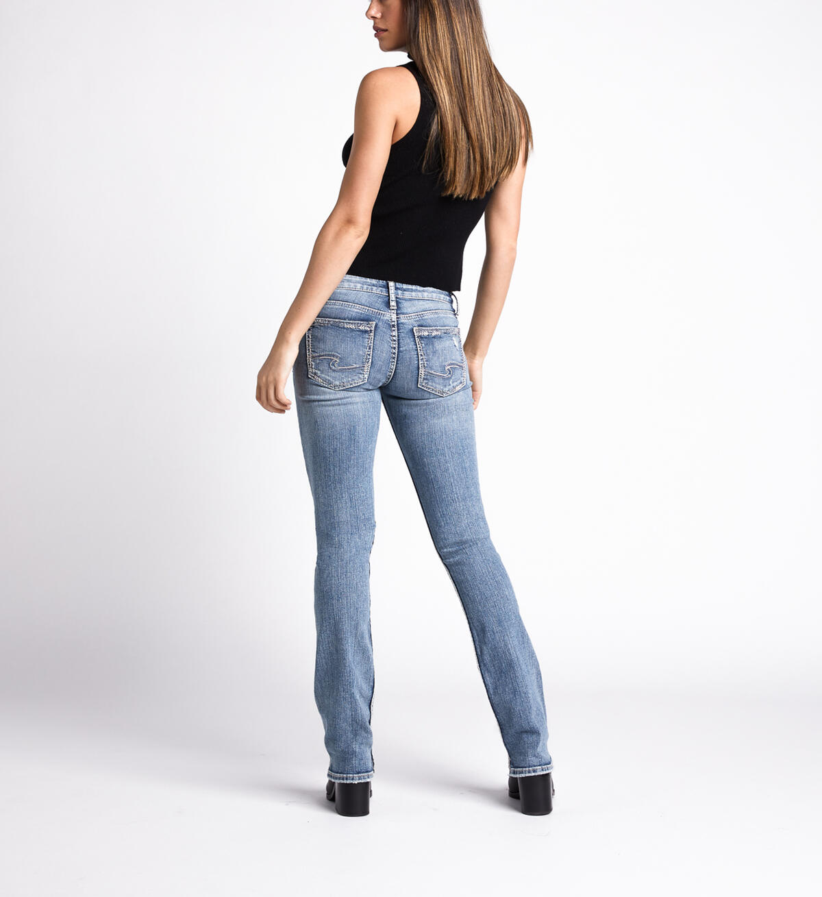 Tuesday Low Rise Slim Bootcut Jeans, Indigo, hi-res image number 1