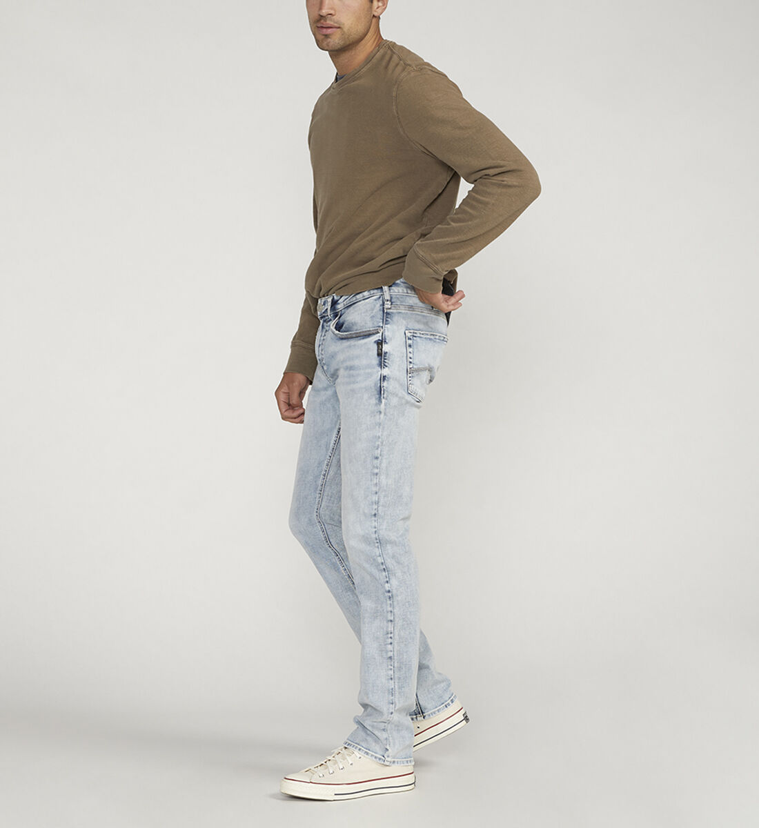 Buy Allan Slim Fit Straight Leg Jeans for USD 49.00 | Silver Jeans US New