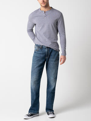 Zac Relaxed Fit Straight Leg Jeans