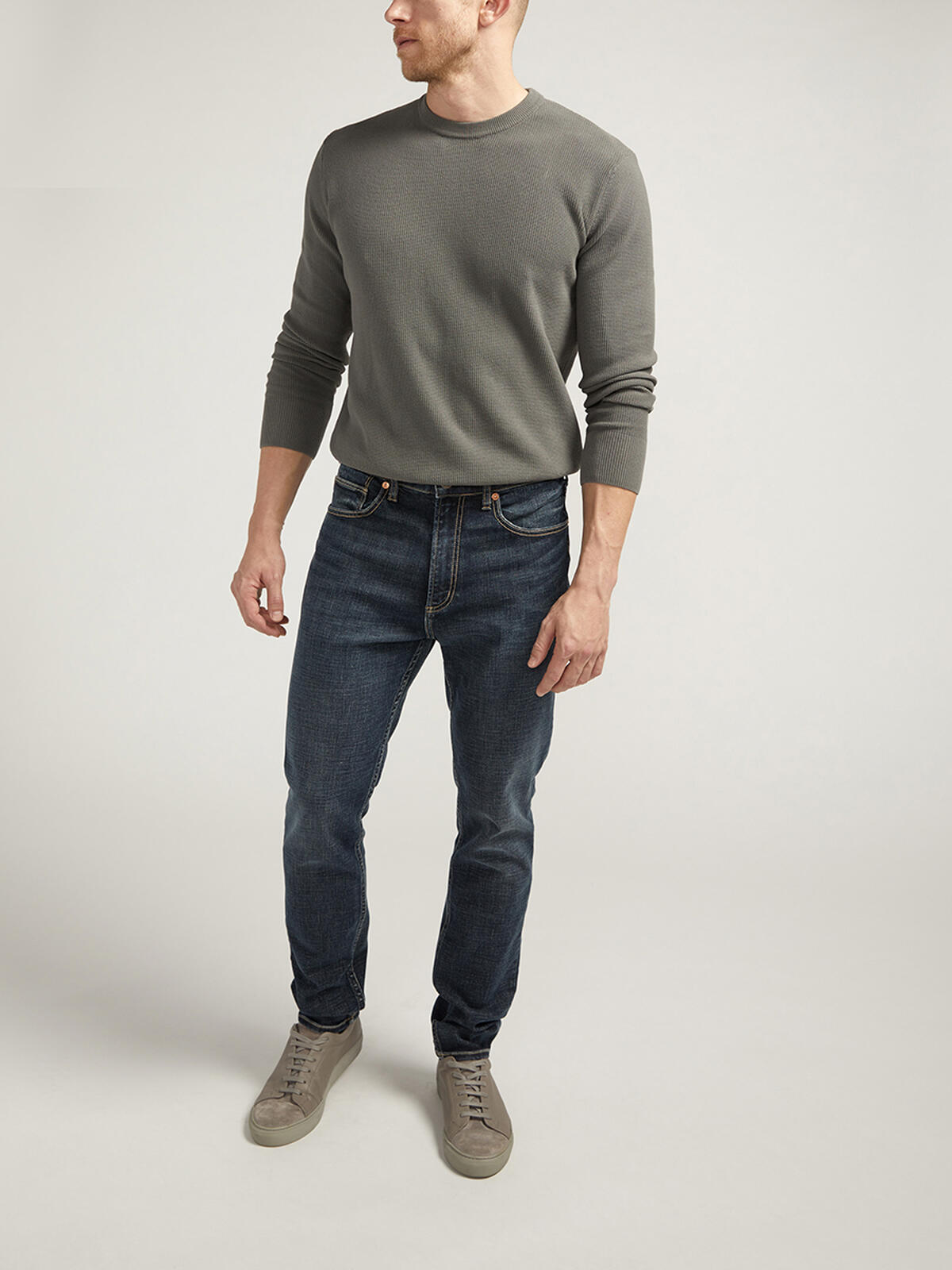 Machray Athletic Fit Straight Leg Luxe Heritage Jeans image number 0