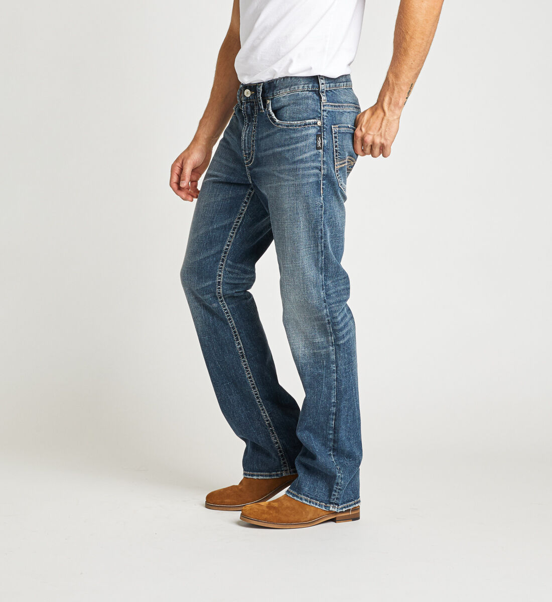 Buy Craig Easy Fit Bootcut Jeans for USD 99.00 Silver Jeans US New