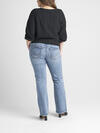 Suki Mid Rise Bootcut Jeans Plus Size image number 1