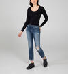Boyfriend Mid Rise Slim Leg Jeans, , hi-res image number 0