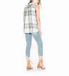 Simone - Twisted Front Plaid Tank, , hi-res image number 1