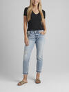 Boyfriend Mid Rise Slim Leg Jeans image number 0