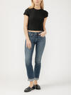 Suki Mid Rise Straight Leg Luxe Stretch Jeans image number 0