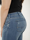 Chelsea Mid Rise Straight Leg Jeans Plus Size image number 3