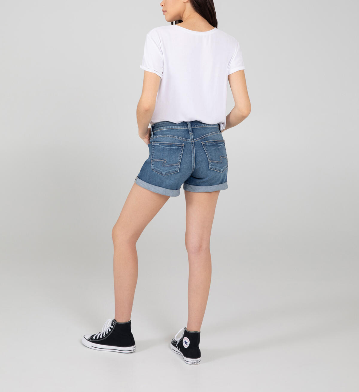 Boyfriend Mid Rise Short, , hi-res image number 1