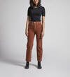 Highly Desirable High Rise Straight Leg Pants, Rust, hi-res image number 0