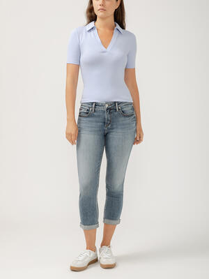 Elyse Mid Rise Capri