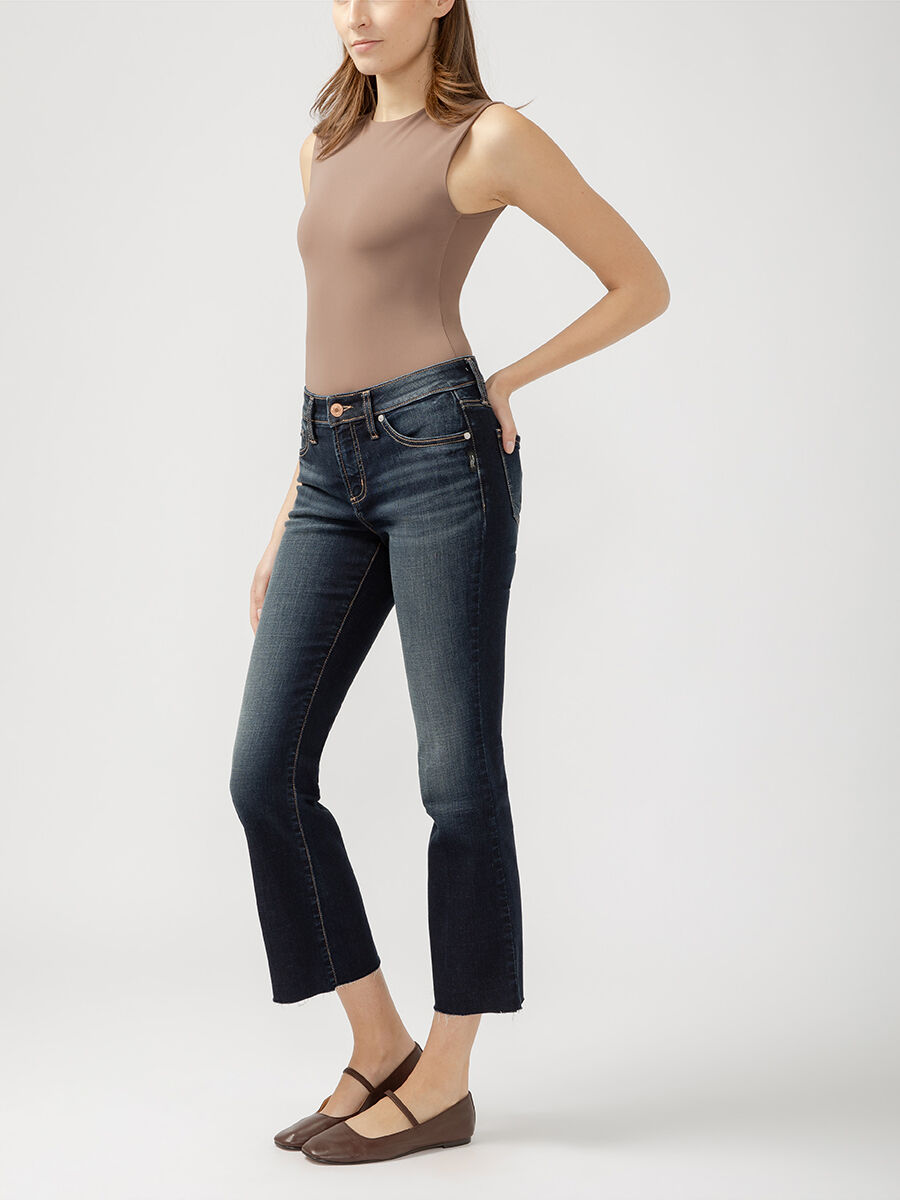 Buy Suki Mid Rise Kick Flare Luxe Stretch Jeans for USD 50.00